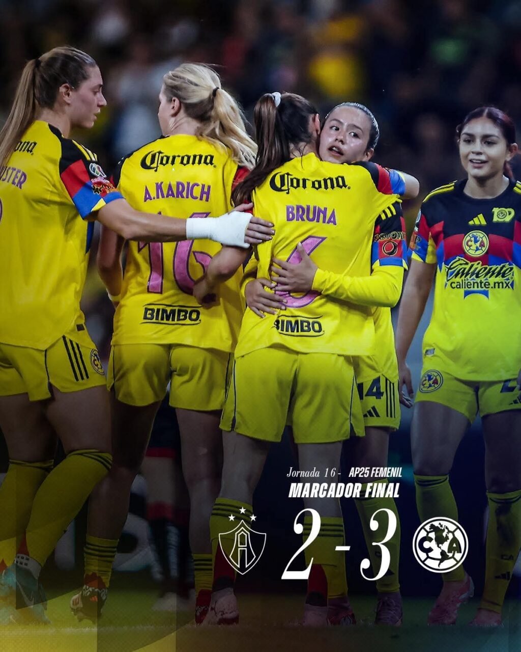 América Femenil remonta y vence al Atlas en duelo de poder a poder en ...