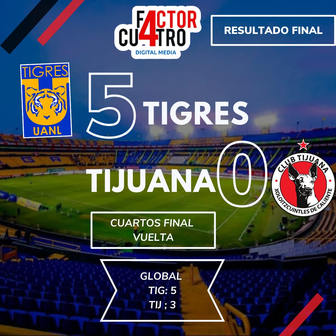 ¡SACARON LAS GARRAS! Tigres se instala en las Semifinales y espera rival