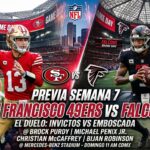 SAN FRANCISCO 49ERS VS ATLANTA FALCONS EN UN CHOQUE DE TITANES