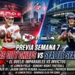 KANSAS CITY CHIEFS VS SEATTLE SEAHAWKS EN EL DUELO DE LA TEMPORADA