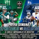 PHILADELPHIA EAGLES VS DALLAS COWBOYS EN UN MONDAY NIGHT A SANGRE FRÍA